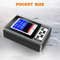 Compteur Geiger Garvee XR1-B, dosimètre portable et précis pour le laboratoire et le terrain, noir.