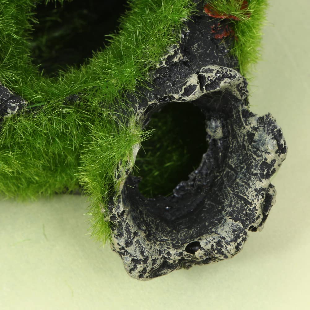 Décoration d'aquarium Garvee en résine et mousse - Tronc artificiel en résine pour eau douce et eau de mer, décoration naturelle, robuste et durable