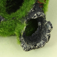 Décoration d'aquarium Garvee en résine et mousse - Tronc artificiel en résine pour eau douce et eau de mer, décoration naturelle, robuste et durable