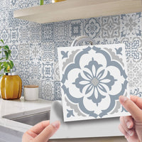 Garvee Lot de 24 stickers vinyle vintage imperméables en PVC, autocollants décoratifs pour salle de bain, cuisine et maison, modèle ET244-1