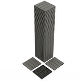 Garvee Carreaux De Terrasse En Composite 48 pièces 30,5 x 30,5 cm Antidérapants Bois Composite Pour Balcon Et Piscine