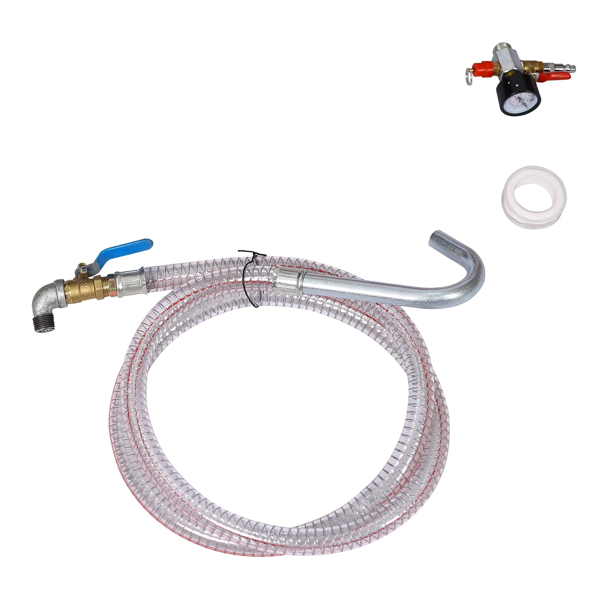Bac de vidange d'huile Garvee de 75 litres (20 gallons) avec réglage en hauteur, pneumatique, robuste et équipé de roues pour atelier et garage.
