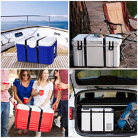 Ensemble de 22 sangles d'arrimage Garvee pour bateaux, avec cliquet et crochets, en polyester robuste, maintien sûr, polyvalent pour kayaks, voitures, yachts