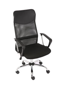 Chaise de bureau ergonomique Garvee avec soutien lombaire, appui-tête et accoudoirs réglables, idéale pour le bureau et le gaming. Hauteur réglable. Couleur : noire.