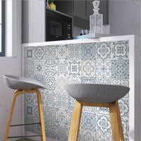 Garvee Lot de 24 stickers vinyle vintage imperméables en PVC, autocollants décoratifs pour salle de bain, cuisine et maison, modèle ET244-1