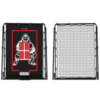 Cible de lancer et filet de rebond Garvee 2 en 1 pour le baseball - Nylon et polyéthylène - Entraînement pour jeunes - Réglable - Noir