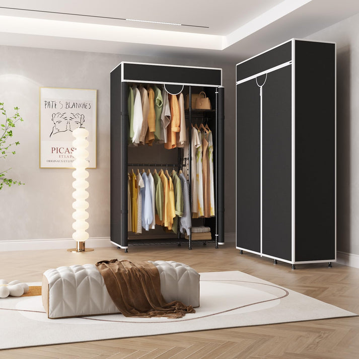 Placard portable acier dans chambre design moderne