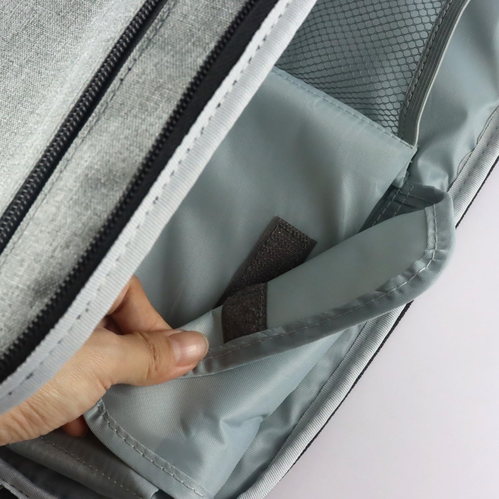 Sac de voyage Garvee pour appareil CPAP, extra large, double couche, avec organiseur de câbles et poignée.