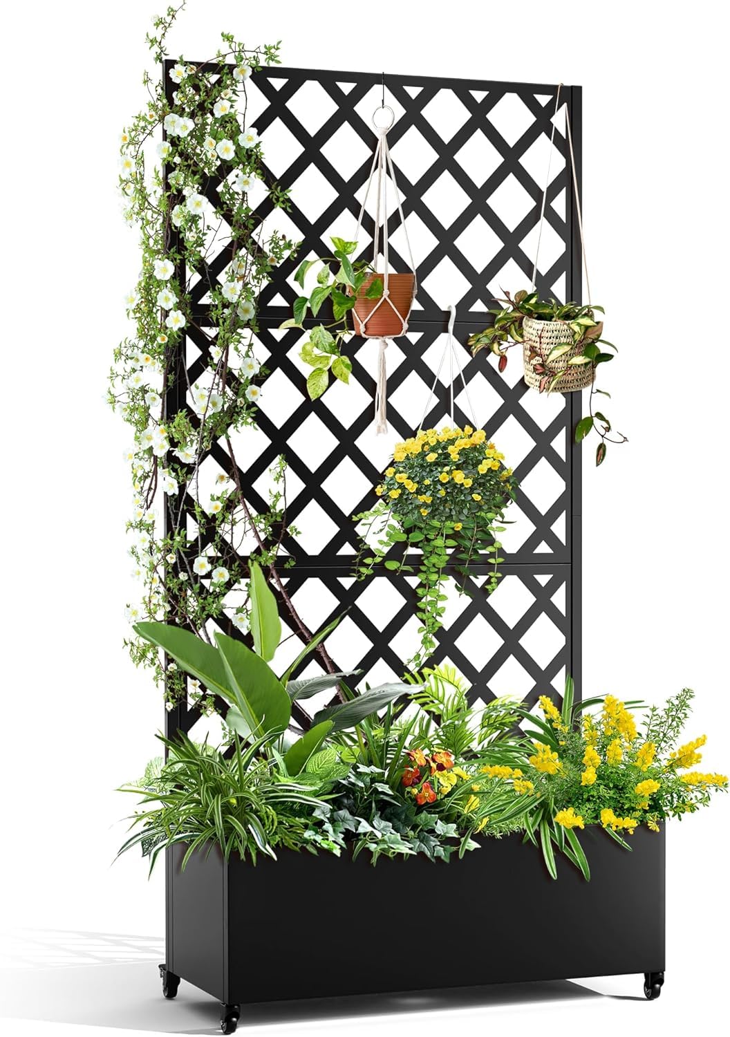 Étagère de garage métallique à 5 niveaux Garvee, réglable et robuste, pour atelier/entrepôt, 122 x 46 x 183 cm, noire