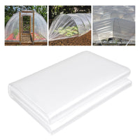 Film de serre Garvee 26 x 40 pi, 6 mil, LDPE, résistant aux UV, haute transparence, indéchirable, pour jardinage et agriculture, transparent