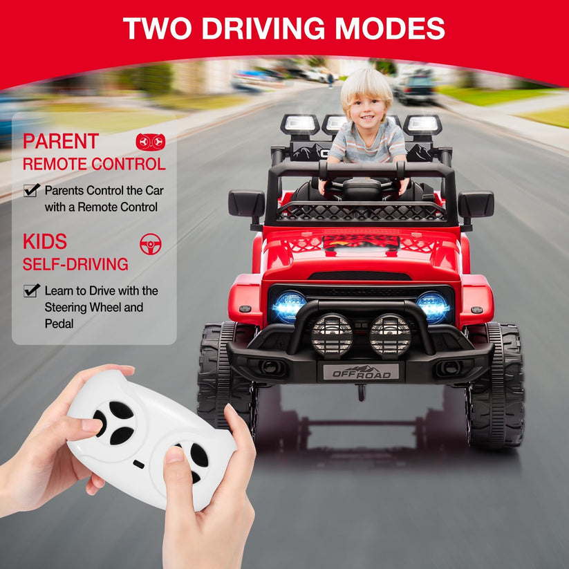 Voiture électrique enfant avec télécommande parentale