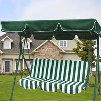 Toile de rechange Garvee pour balancelle de jardin, pare-soleil, bâche de toit pour balancelle de style hollywoodien, protection contre le soleil, revêtement argenté, polyvalente