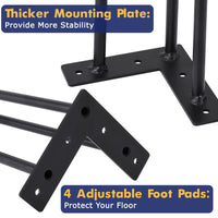 Pieds de meubles Garvee 40 pouces – Pieds en acier robustes pour salon et bureau, parfaits pour ajuster et renforcer les meubles