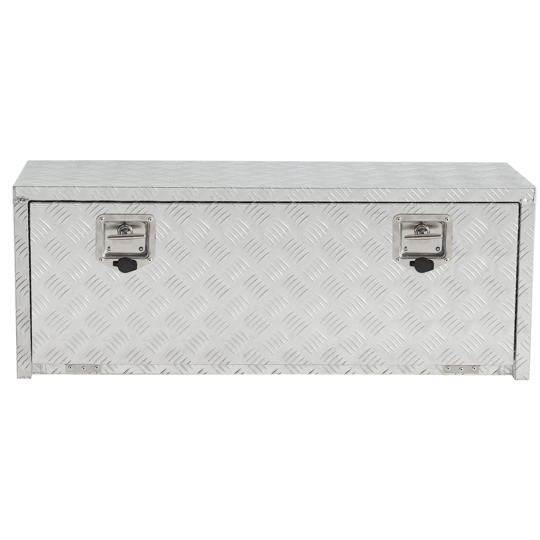 Garvee coffre à outils sous châssis en aluminium, 91 × 36 × 41 cm, argenté
