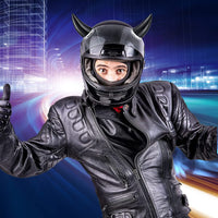 Ensemble de cornes de casque de moto Garvee, oreilles de chat et ailes de diable, décoration adhésive à ventouse, 5 paires, robuste et léger, pour motards et cosplay