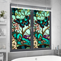 GARVEE Motyl Film de protection UV pour fenêtres, film statique transparent, 60 x 100 cm, pour espaces de vie.