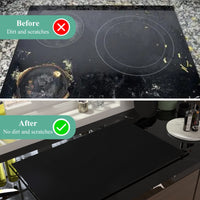 Revêtement en caoutchouc pour plaque à induction Garvee – Résistant aux rayures et antidérapant, tapis de protection épais pour la cuisine, protège votre surface de cuisson.