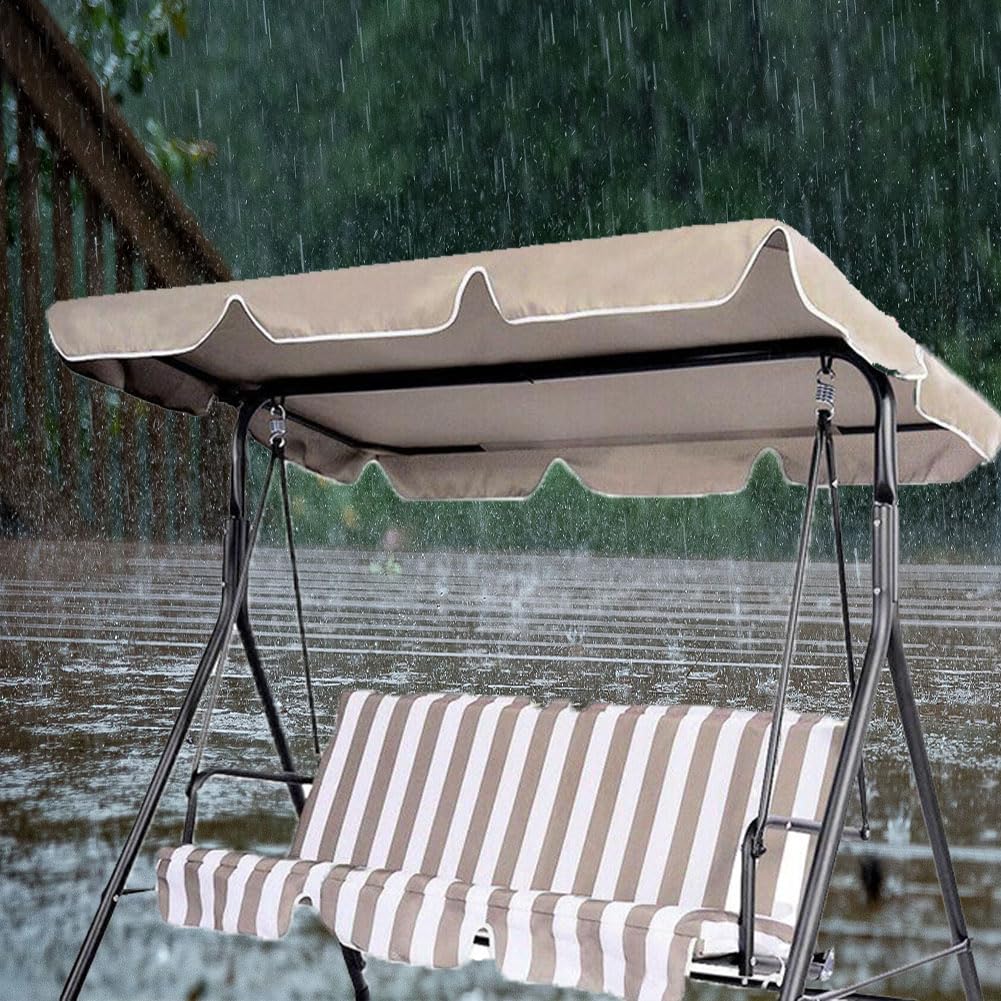 Toile de rechange pour fauteuil à bascule de jardin Garvee, 2 places, imperméable, coupe-vent, résistante aux déchirures, pour hamacs de jardin et véranda extérieure.