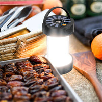 Lampe de camping LED Garvee, lampe solaire pour tente, rechargeable par USB, portable, 4 modes d'éclairage, lanterne de jardin d'urgence pour la pêche nocturne, la chasse et les activités de plein air.