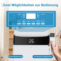 Garvee Climatiseur mobile 12000 BTU, 4 en 1 silencieux au R290, avec kit fenêtre, pour maison et bureau