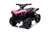 Garvee Quad électrique enfant 6 V avec éclairage LED, musique et conduite sécurisée, rose, dès 3 ans - Rose