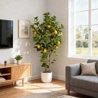 Lot de 2 arbres artificiels Garvee de 1,20 m, réalistes, faciles d'entretien, durables, pour la maison et le bureau, verts