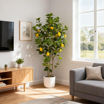 Lot de 2 arbres artificiels Garvee de 1,20 m, réalistes, faciles d'entretien, durables, pour la maison et le bureau, verts