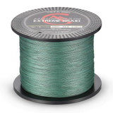 Ligne de pêche tressée Garvee OUNCHAIN, 4 brins, 1000 m, vert foncé, 0,28 mm, 30 lb, pour la pêche - Comme indiqué