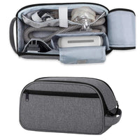 Sac de voyage Garvee pour appareil CPAP, extra large, double couche, avec organiseur de câbles et poignée.