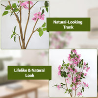 Arbres artificiels Garvee, lot de 2, plantes d'intérieur réalistes, faciles d'entretien, durables, pour la maison et le bureau, verts