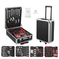 Coffret à outils Garvee 800 pièces – acier au chrome-vanadium, chariot à roulettes, idéal pour la maison, le bricolage et l'atelier