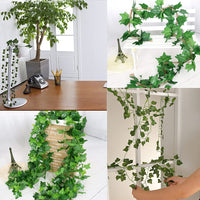 Guirlande de lierre artificiel Garvee, 16 pièces, 2,1 m, plantes vertes suspendues pour bureau, cuisine, mariage, jardin, décoration murale