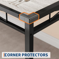 Ensemble table et chaises Garvee pour 2 personnes avec chaises rembourrées, protections d'angle, ergonomique, en MDF, structure en acier, gris rétro, compact pour cuisine et appartement