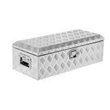 Garvee Coffre à outils en aluminium de 76 cm (76,2 cm) pour camionnettes, étanche, verrouillable, robuste, avec poignée, pour atelier et transport - Sliver