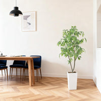 Arbre artificiel d'intérieur Garvee de 1,5 m, facile à nettoyer, durable, design réaliste, décoration polyvalente, vert