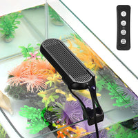 Lampe LED à pince Garvee pour aquarium avec minuterie réglable pour plantes d'eau douce, polyvalente, lumière vive, durable