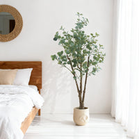 Arbre artificiel d'intérieur Garvee de 1,8 m, réaliste, facile à nettoyer, polyvalent, pour la décoration de bureaux et de fêtes, vert