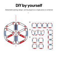 Ensemble de 5 portes de course FPV Garvee, matériau robuste pour l'entraînement et la course de drones, compatible avec DJI Avata