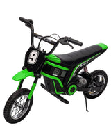 Garvee Moto Électrique Enfants 24V 350W Moto Cross 3 Vitesses Cadre Renforcé Suspension Amortie 8-12 Ans - 
