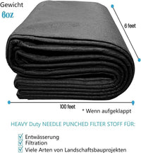 Géotextile de jardin Garvee pour le contrôle des mauvaises herbes, 60 m² (2 m x 30 m), en polypropylène (PP), 170 g/m², résistance à la traction de 350 N, drainage, protection contre l'érosion, allées, routes, drains français.