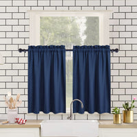 Rideaux thermiques opaques Garvee, rideaux occultants et isolants pour fenêtre courte, rideaux de chambre noirs