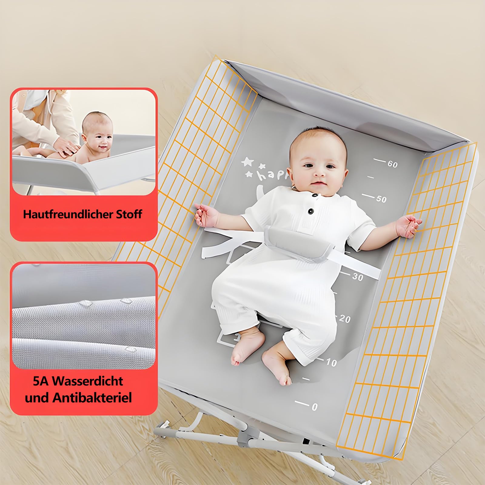 Armoire modulaire portable Garvee en plastique à monter soi-même avec portes pour ranger les vêtements d'enfants 111 x 47 x 147 cm