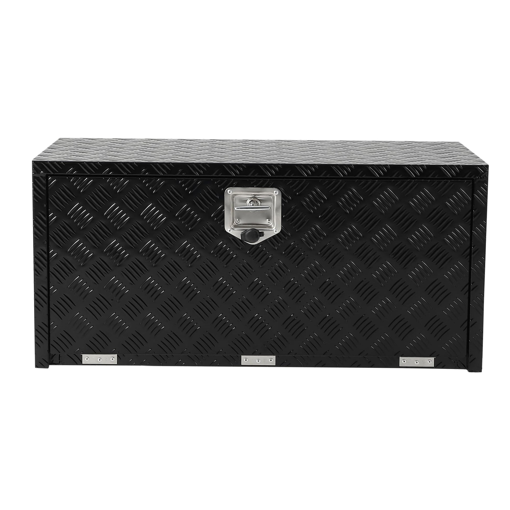 Coffre à outils Garvee 24 pouces en aluminium, étanche, robuste et verrouillable, sous châssis, pour pick-up et camping-car, gain de place.
