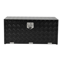 Coffre à outils Garvee 24 pouces en aluminium, étanche, robuste et verrouillable, sous châssis, pour pick-up et camping-car, gain de place.