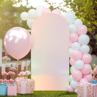 Garvee Panneau de fond d'arche de mariage de 2 m (6,6 pi) en spandex extensible et pailleté, élastique, pour mariage et fête