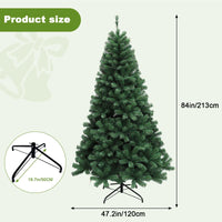 Sapin de Noël artificiel Garvee – 214 cm, 300 LED, 1350 branches, aiguilles en PVC, pour Noël