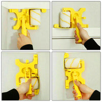 Rouleau à peinture Garvee pour bordures, multifonctionnel, acrylique et ABS, pour murs, plafonds et angles, 30,5 x 12,7 x 6,4 cm, ergonomique