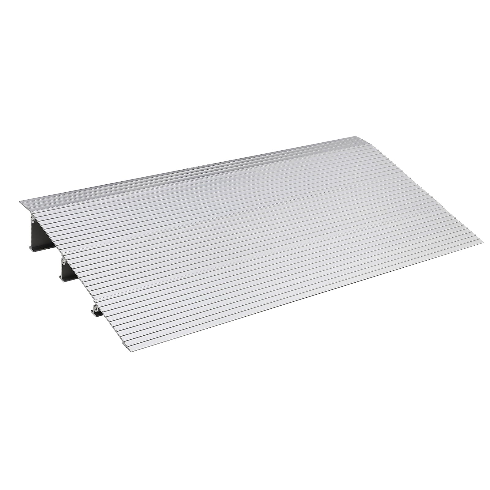 Rampe de seuil de porte Garvee de 7,6 cm (3 po), réglable, portable, en aluminium, pour fauteuils roulants et poussettes, 20 cm (7,87 po), antidérapante