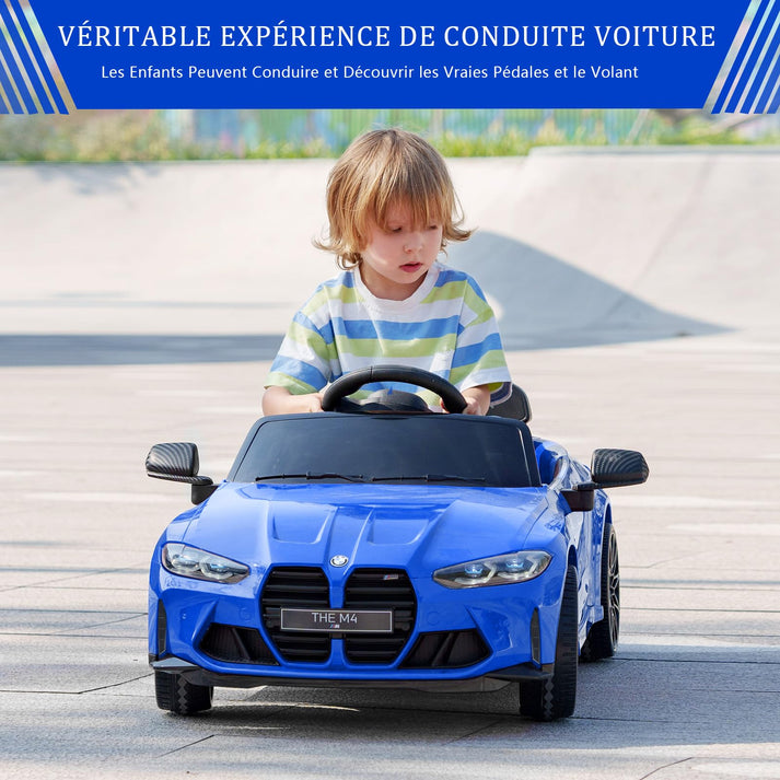 Voiture électrique enfant BMW M4 sous licence officielle design sportif
