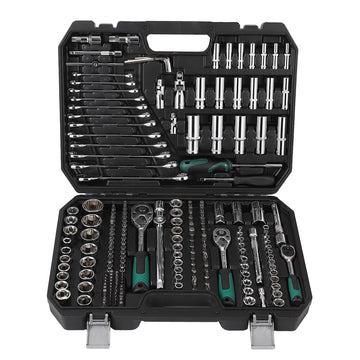 Coffret d'outils Garvee 216 pièces avec entraînements 1/4", 3/8" et 1/2", cliquet à changement rapide 72 dents, coffret robuste pour réparations automobiles et domestiques